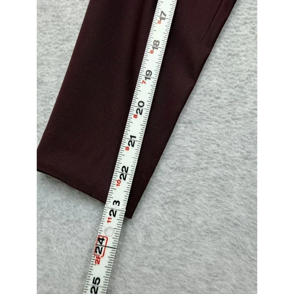 The Splurge Burgundy Skirt Suit Set Blazer and Skirt Two Piece Plum Professional